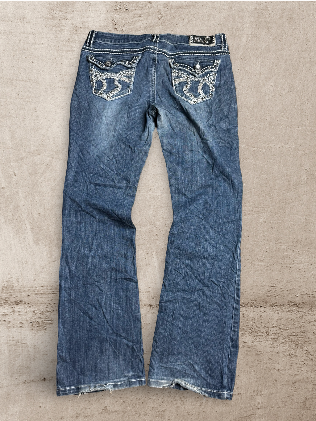 Embroidered Vintage Jeans  | W34 L32