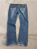 Embroidered Vintage Jeans  | W34 L32
