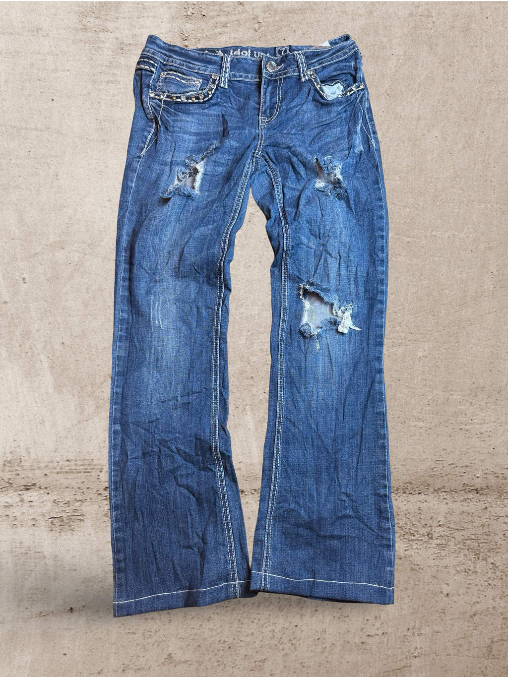 Embroidered Vintage Jeans | W30 L29