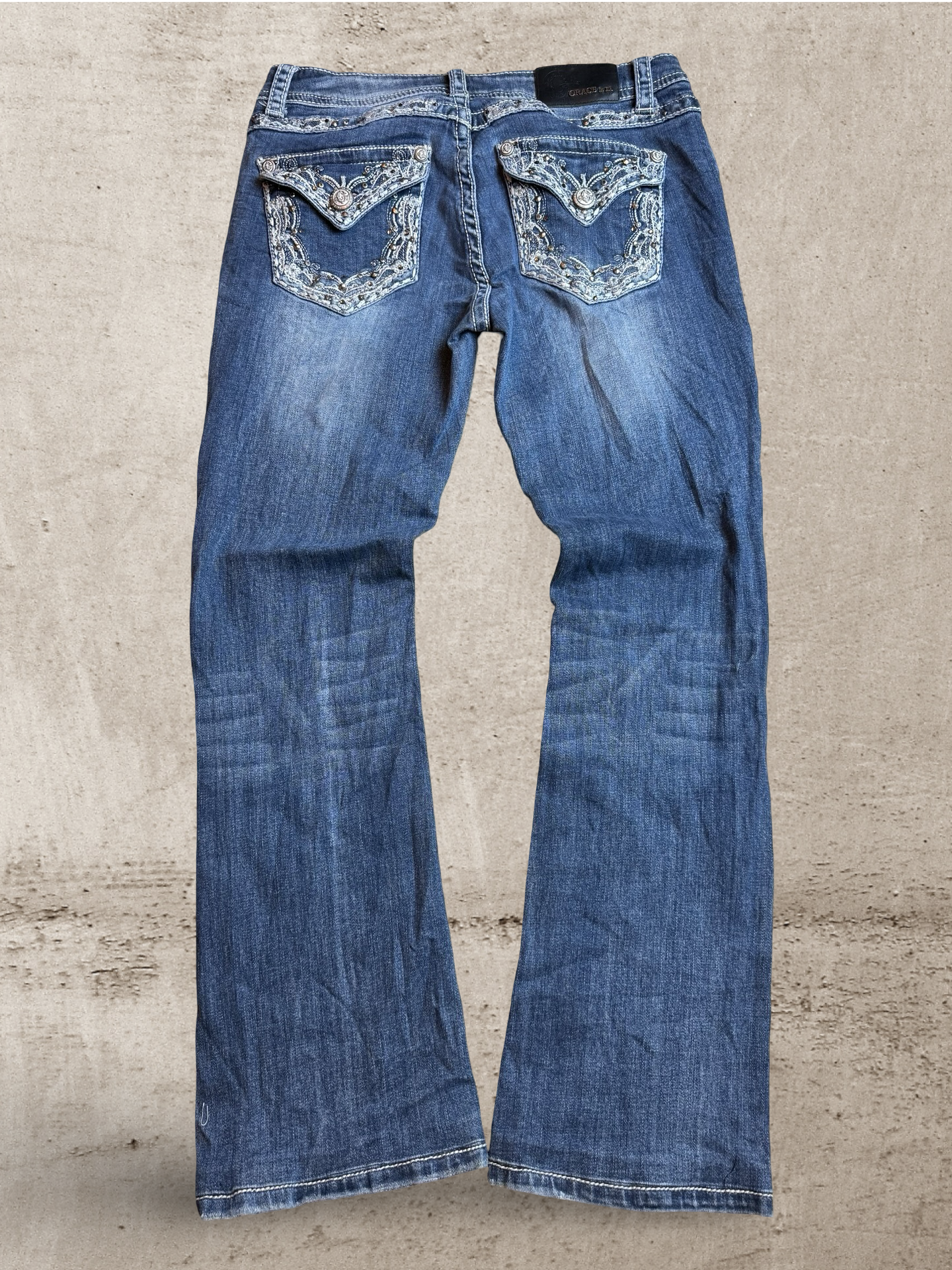 Embroidered Vintage Jeans | W31 L30