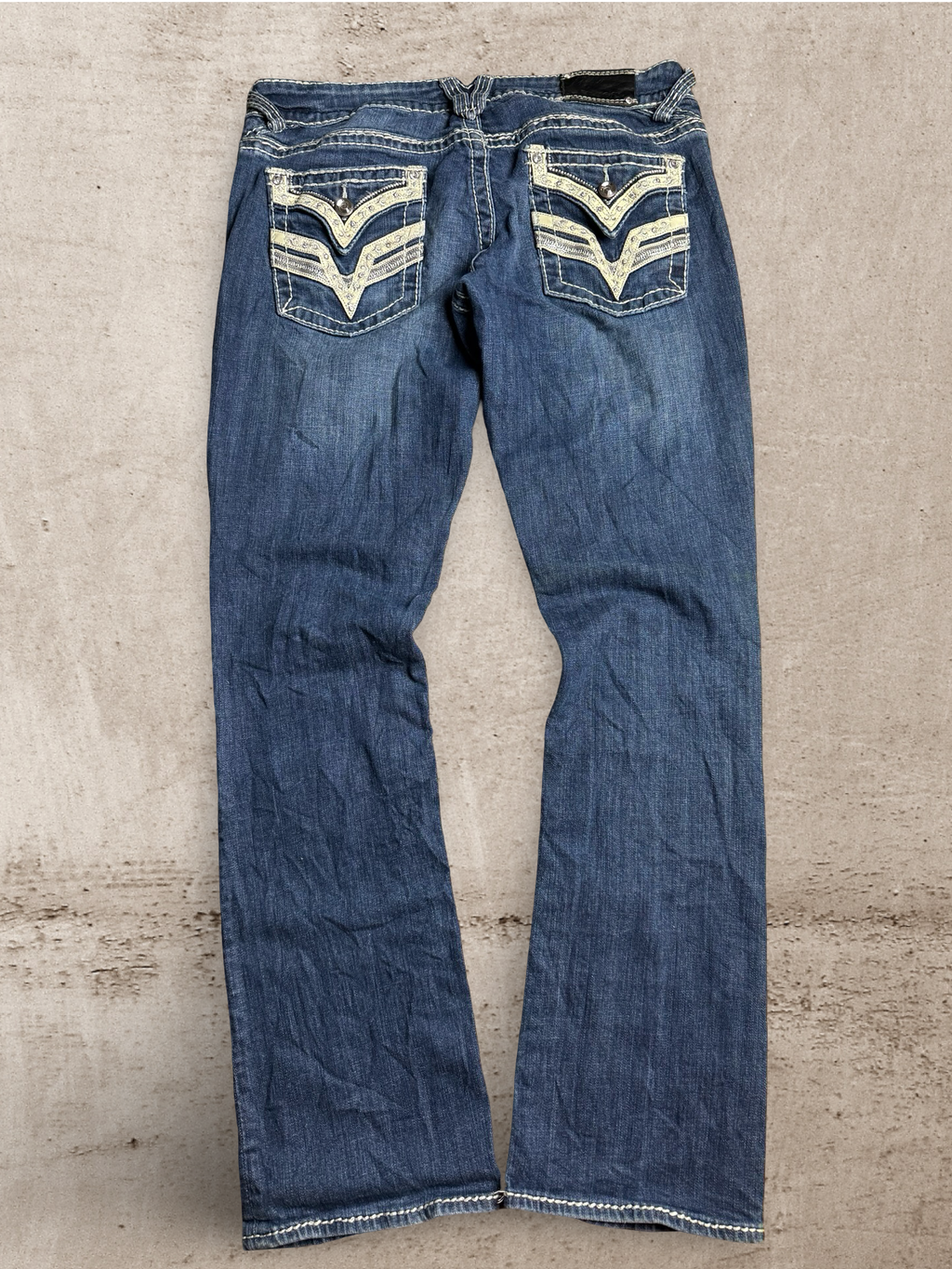 Embroidered Jeans | W34 L32