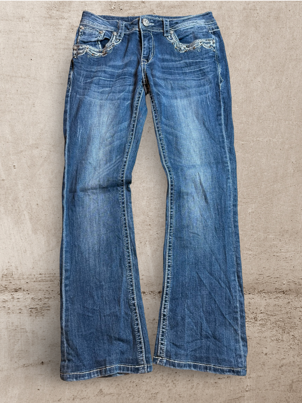 Embroidered Vintage Jeans | W31 L30