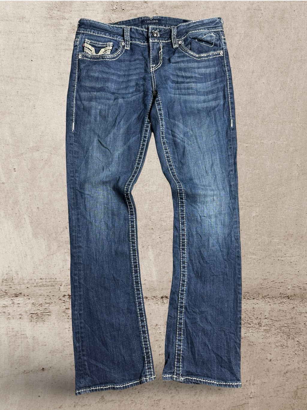 Embroidered Jeans | W34 L32