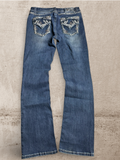 Embroidered Vintage Jeans  | W30 L34