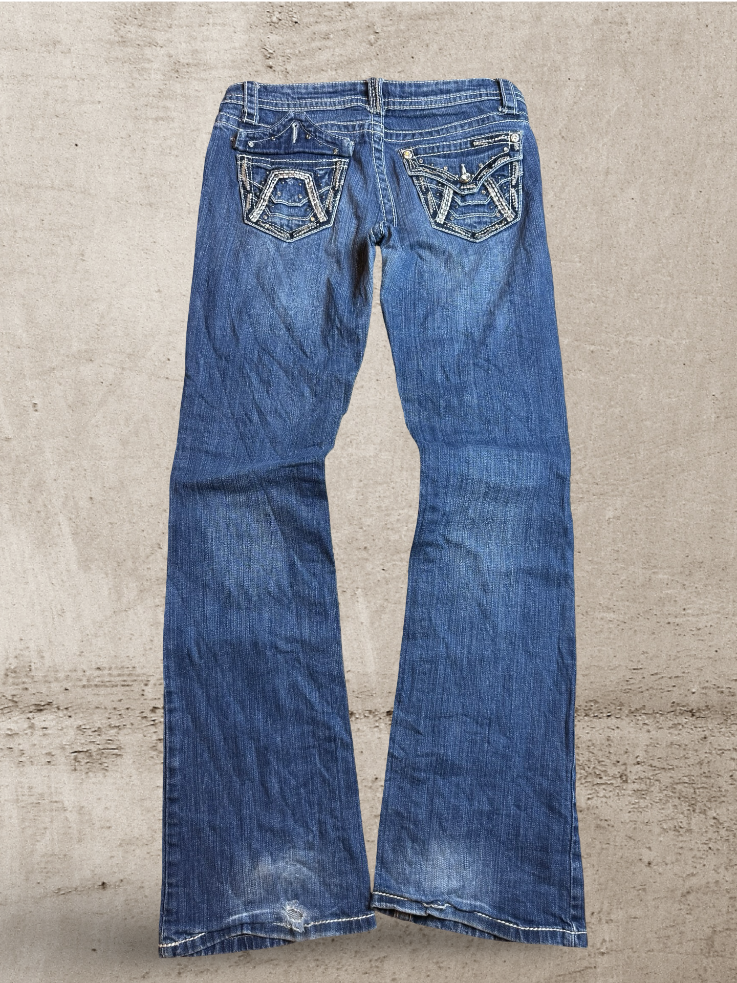 Embroidered Vintage Jeans | W33 L33