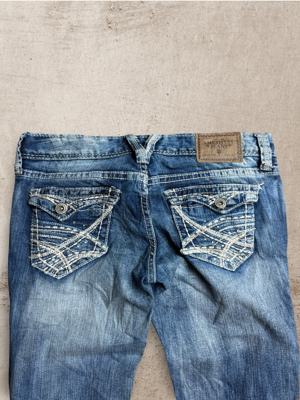 Embroidered Vintage Jeans  | W30 L32