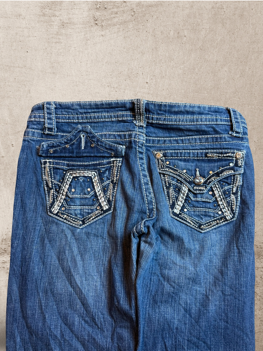 Embroidered Vintage Jeans | W33 L33