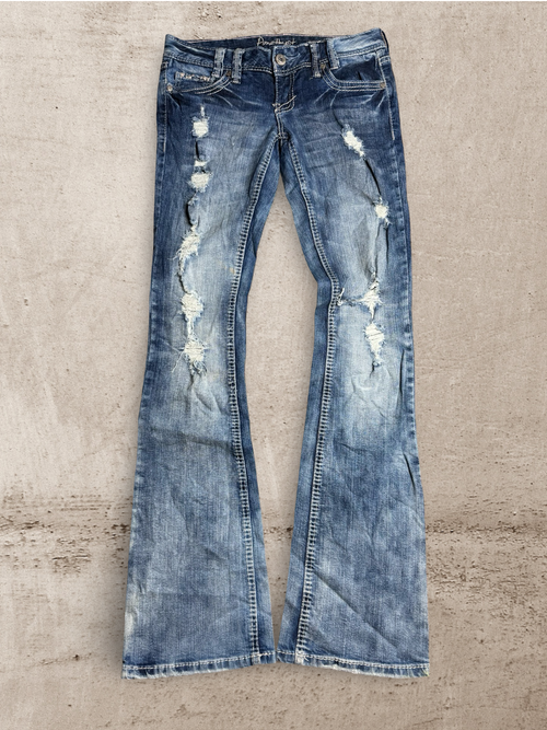 Embroidered Vintage Jeans  | W30 L32