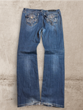 Embroidered Vintage Jeans | W38 L34