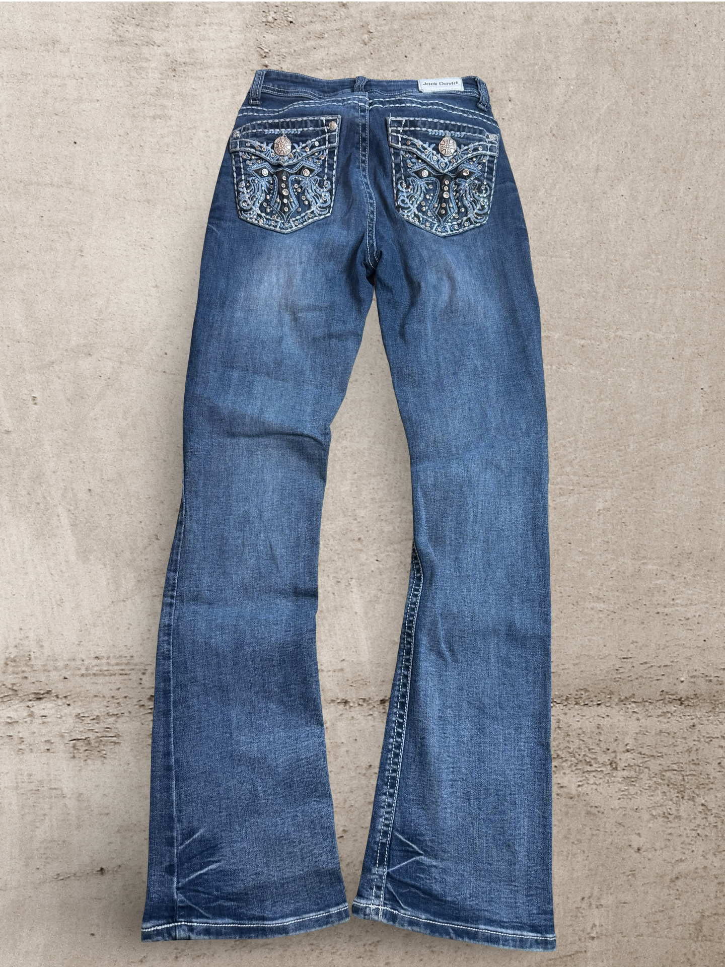 Embroidered Vintage Jeans | W27 L33