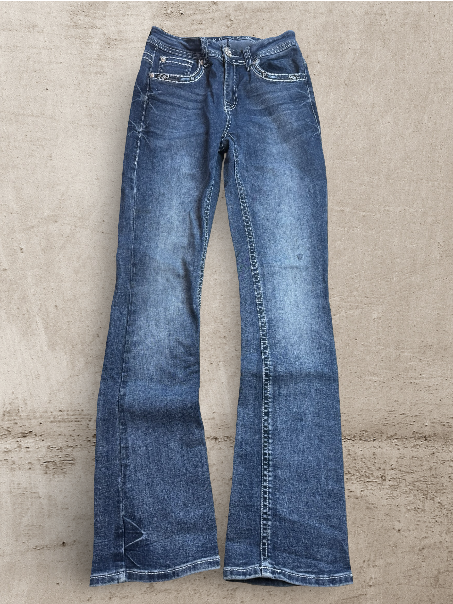 Embroidered Vintage Jeans | W27 L33