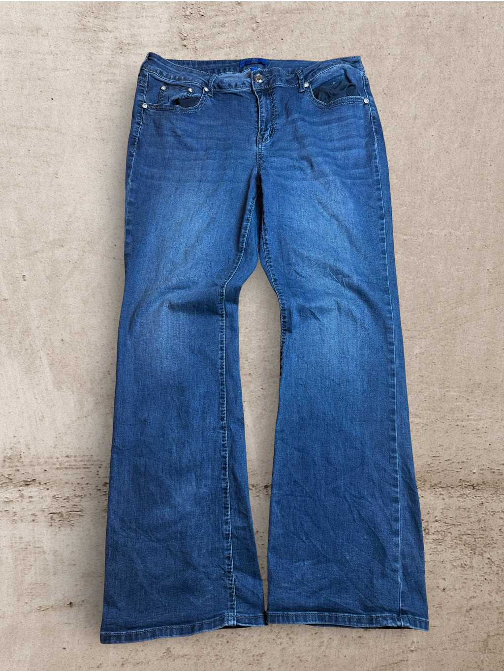 Embroidered Vintage Jeans | W36 L34