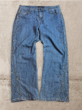 Embroidered Vintage Jeans | W36 L30