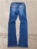 Embroidered Vintage Jeans | W27 L33