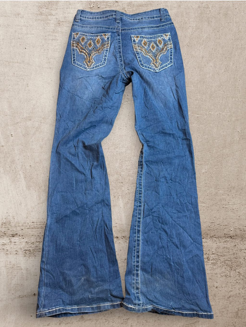 Embroidered Vintage Jeans | W27 L35