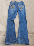 Embroidered Vintage Jeans | W27 L35