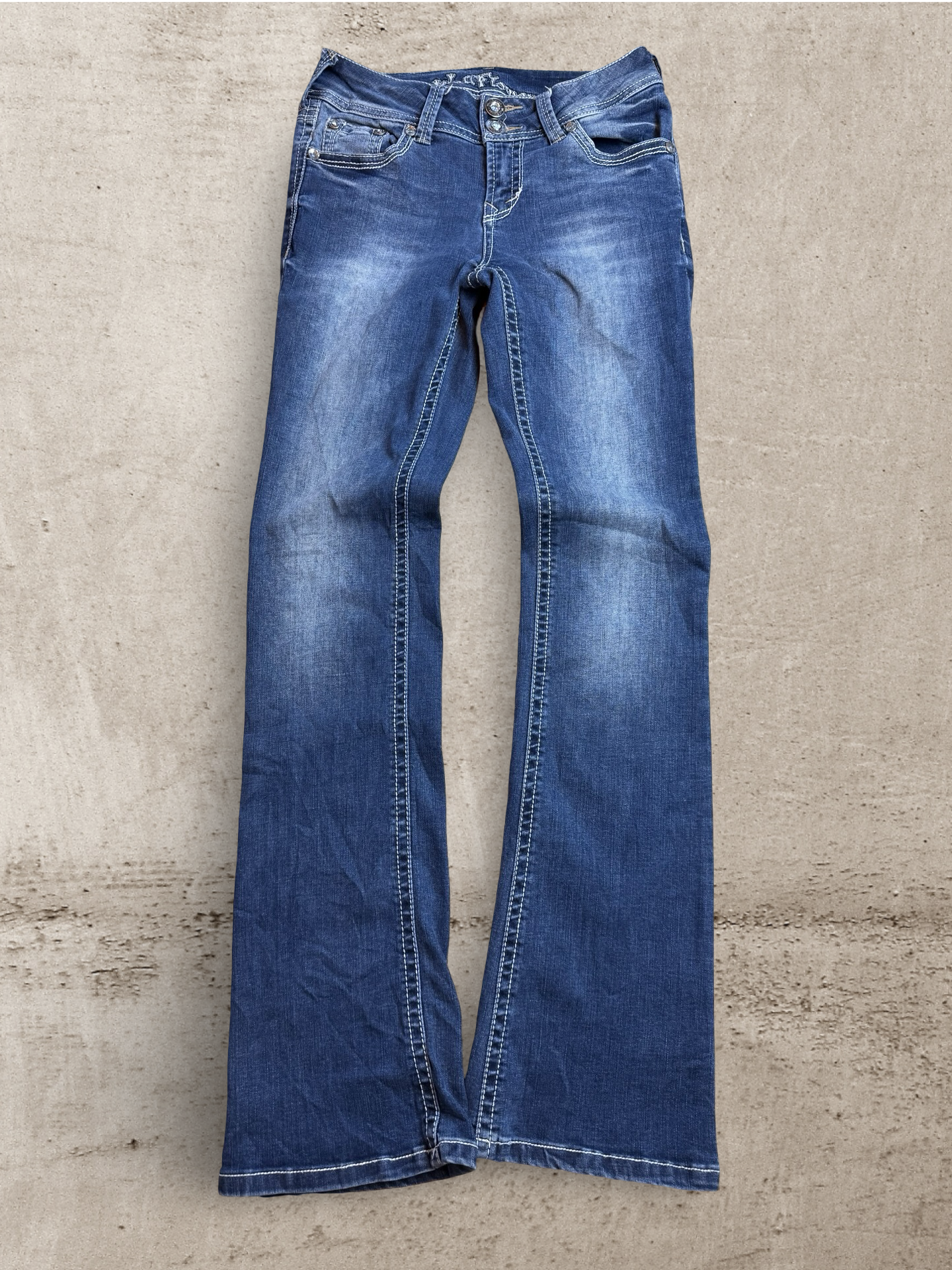 Embroidered Vintage Jeans | W27 L33