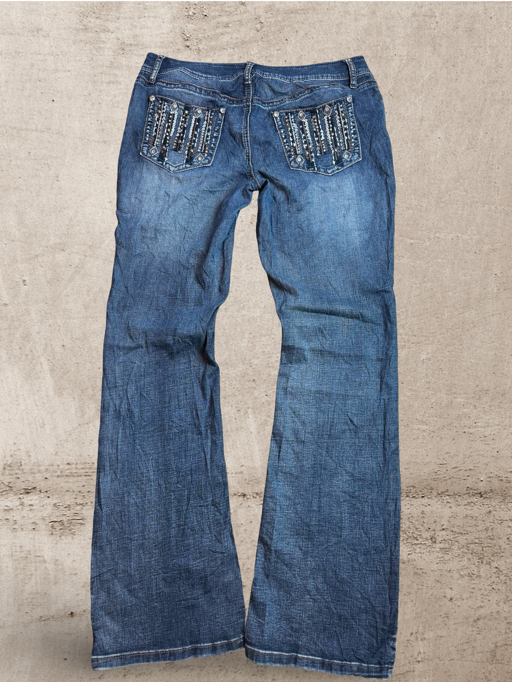 Embroidered Vintage Jeans | W34 L34