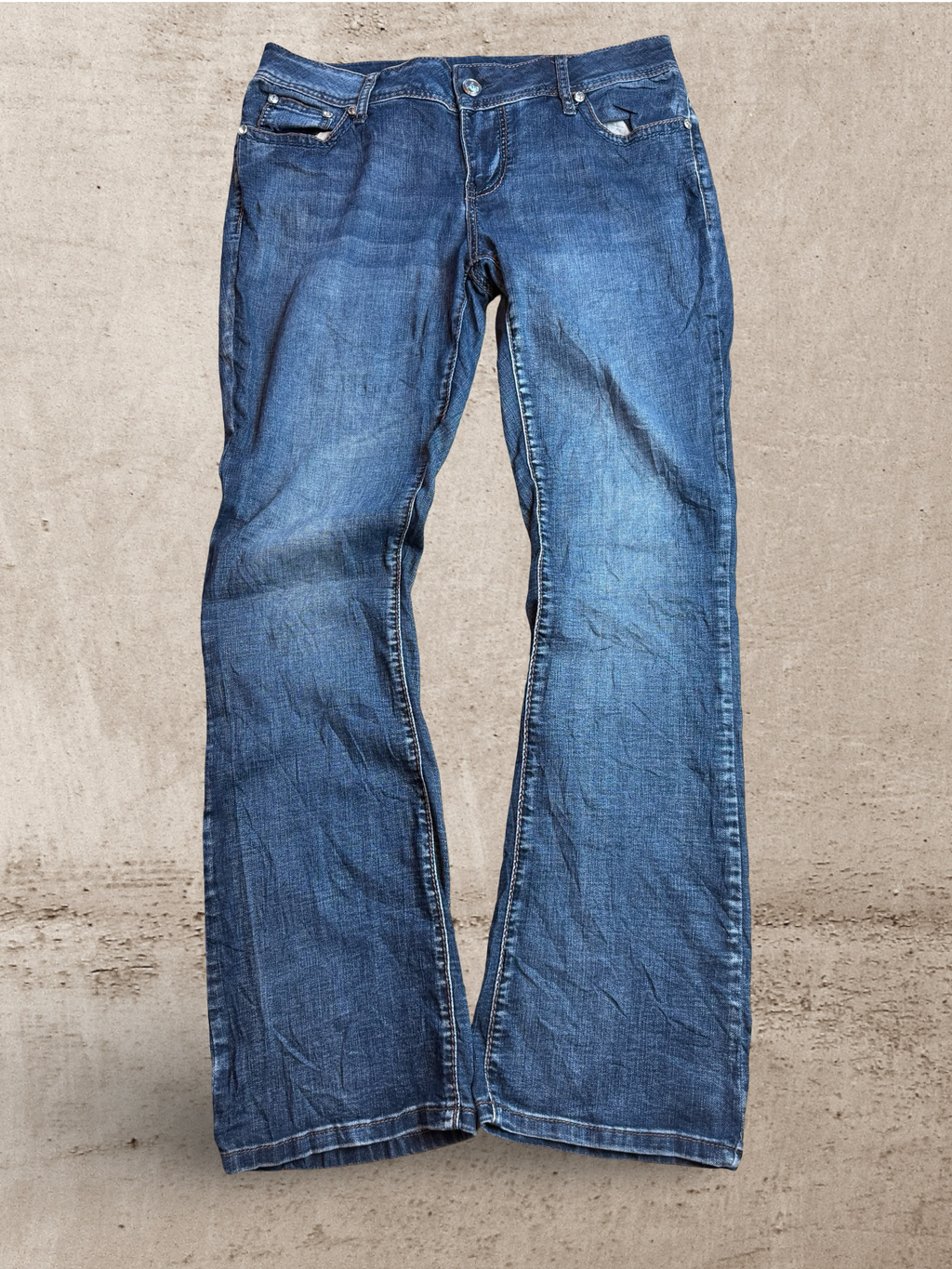 Embroidered Vintage Jeans | W34 L34