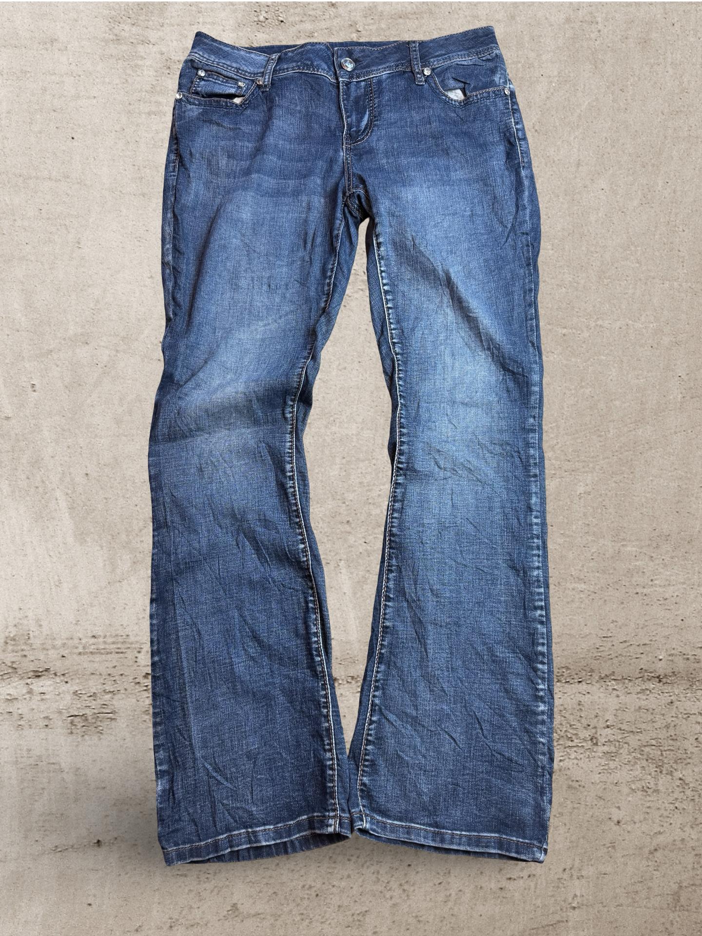 Embroidered Vintage Jeans | W34 L34