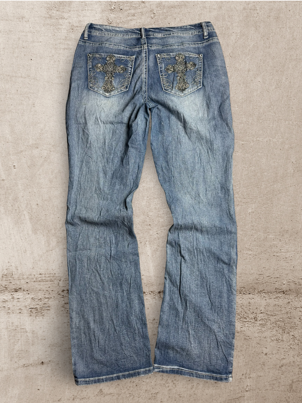 Embroidered Vintage Jeans  | W34 L34