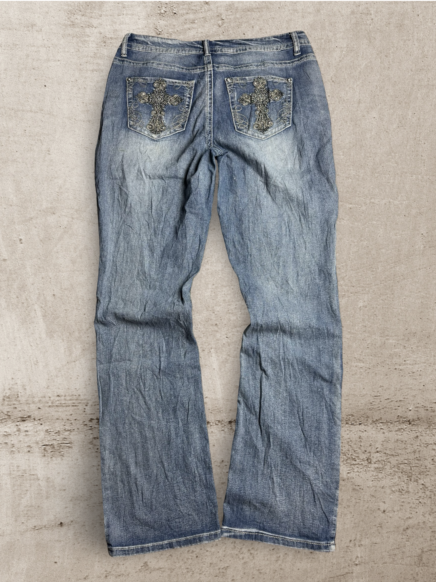 Embroidered Vintage Jeans  | W34 L34