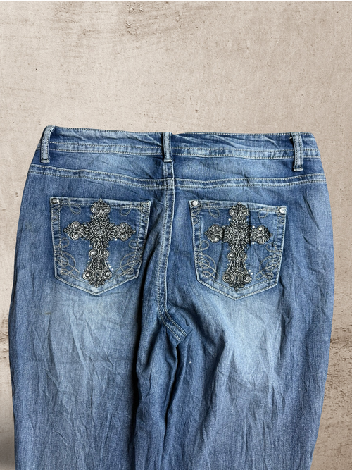 Embroidered Vintage Jeans  | W34 L34