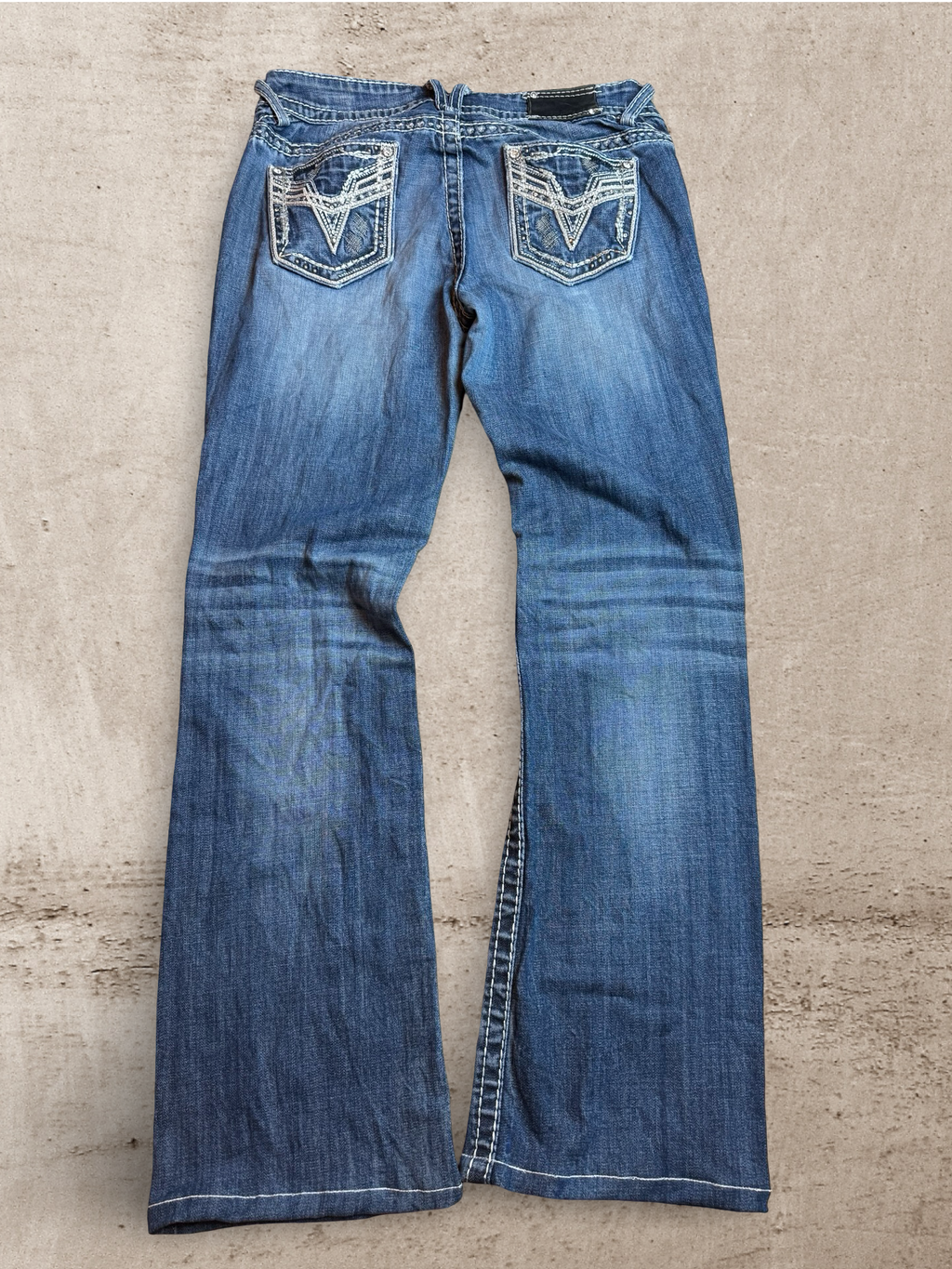 Embroidered Vintage Jeans | W32 L32