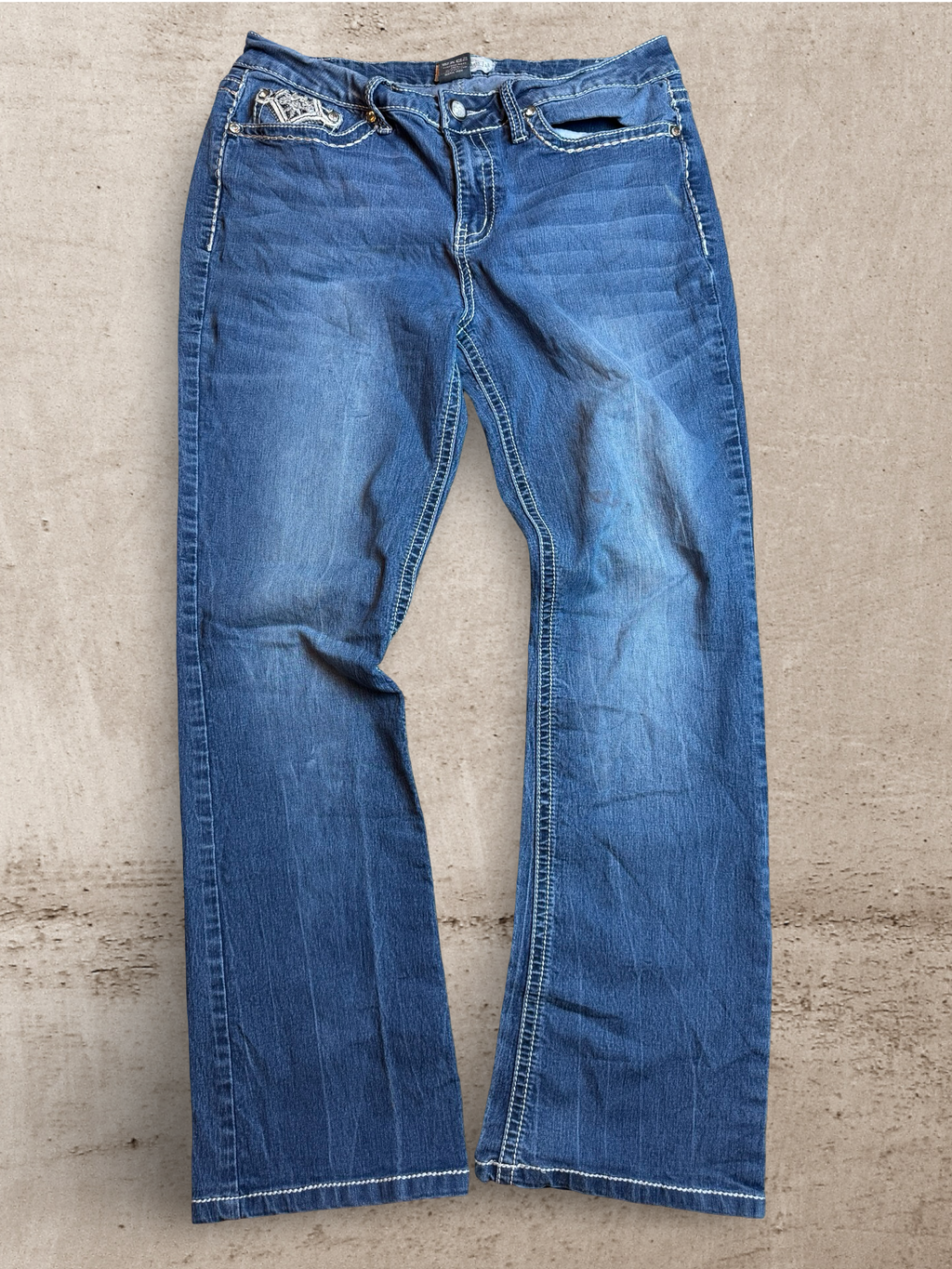 Embroidered Vintage Jeans | W30 L32