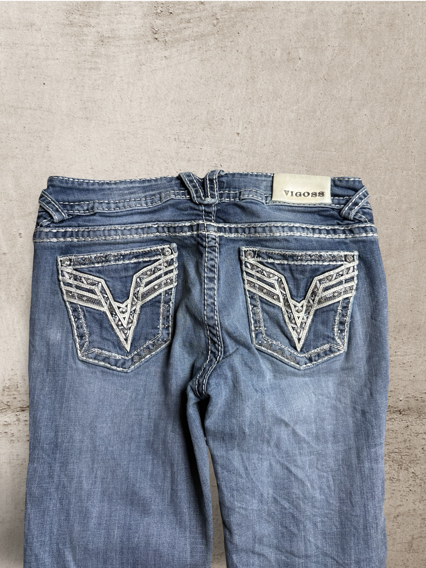 Embroidered Vintage Jeans | W30 L30