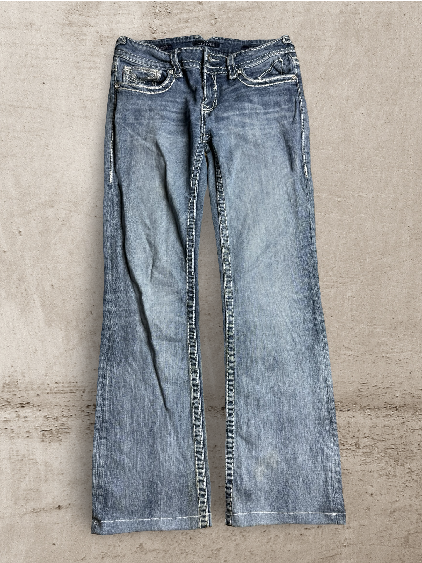 Embroidered Vintage Jeans | W30 L30