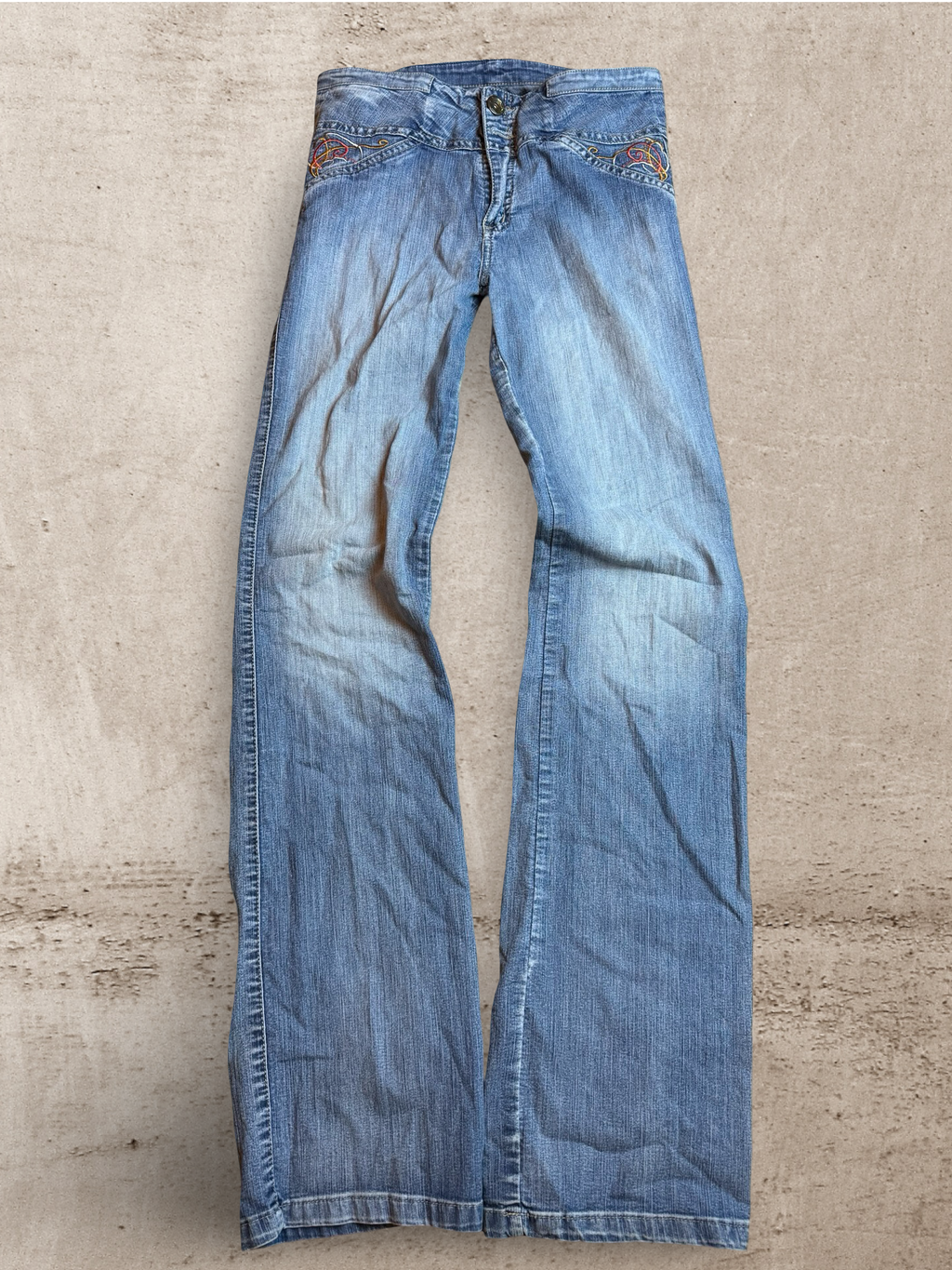 Embroidered Vintage Jeans | W28 L34